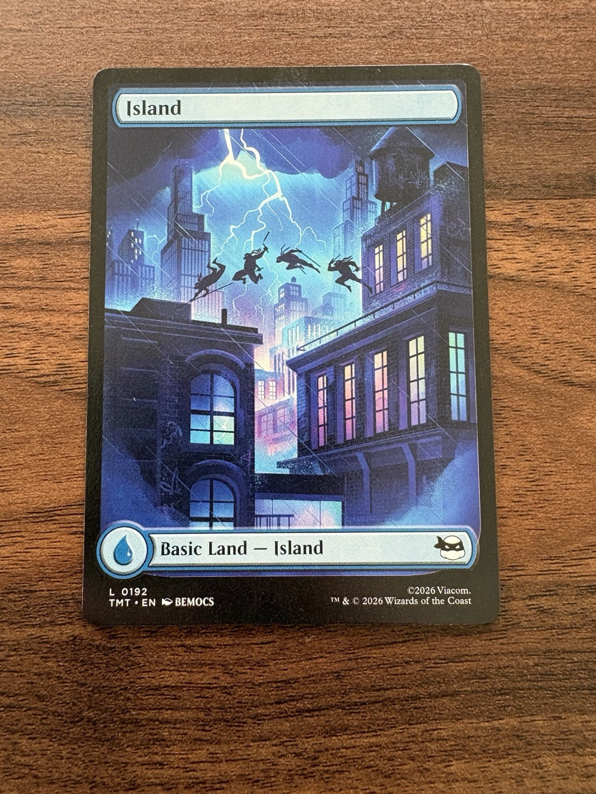 Teenage Mutant Ninja Turtles MTG Island #L 0192 NM
