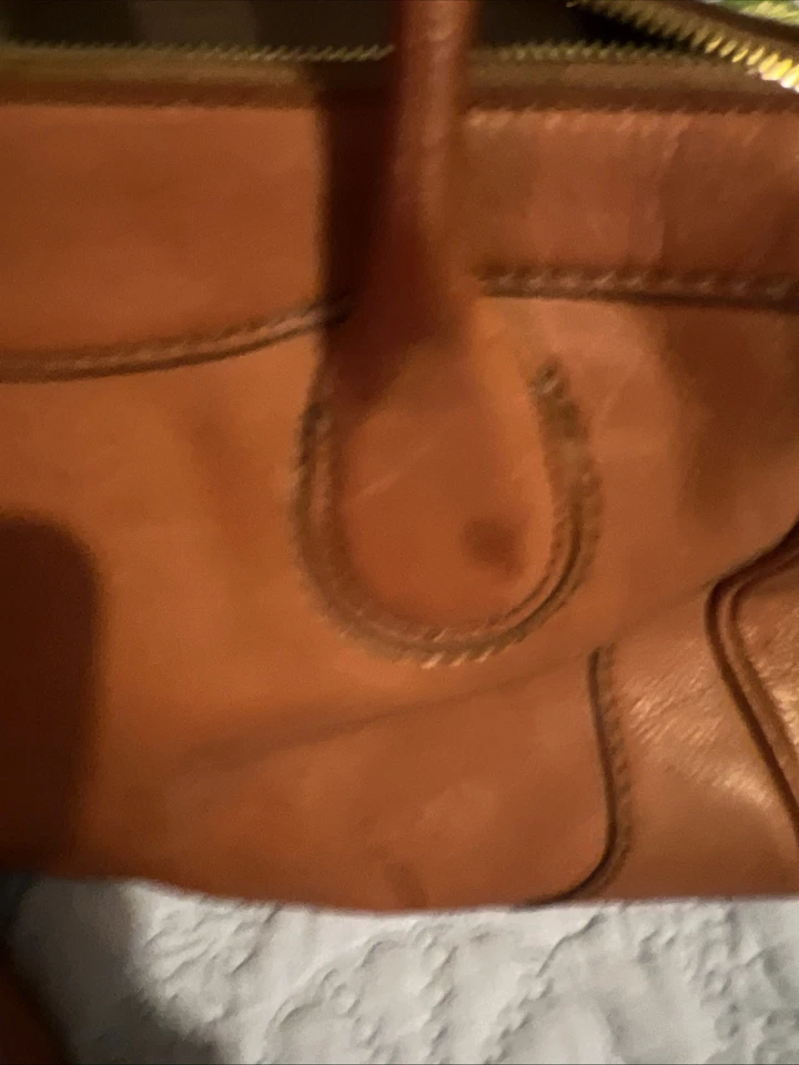 J Crew 棕色挎包真皮单肩包  — 第 2/4 张图片