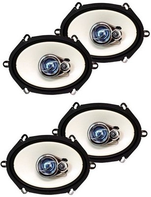 2 Pair Absolute HQ573 5x7'' 6x8'' 3-Way 420W HQ Series Coaxial Car Speakers