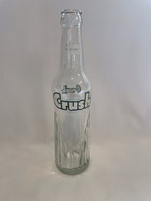 Vintage Crush 10 Fl Oz Clear Glass Bottle