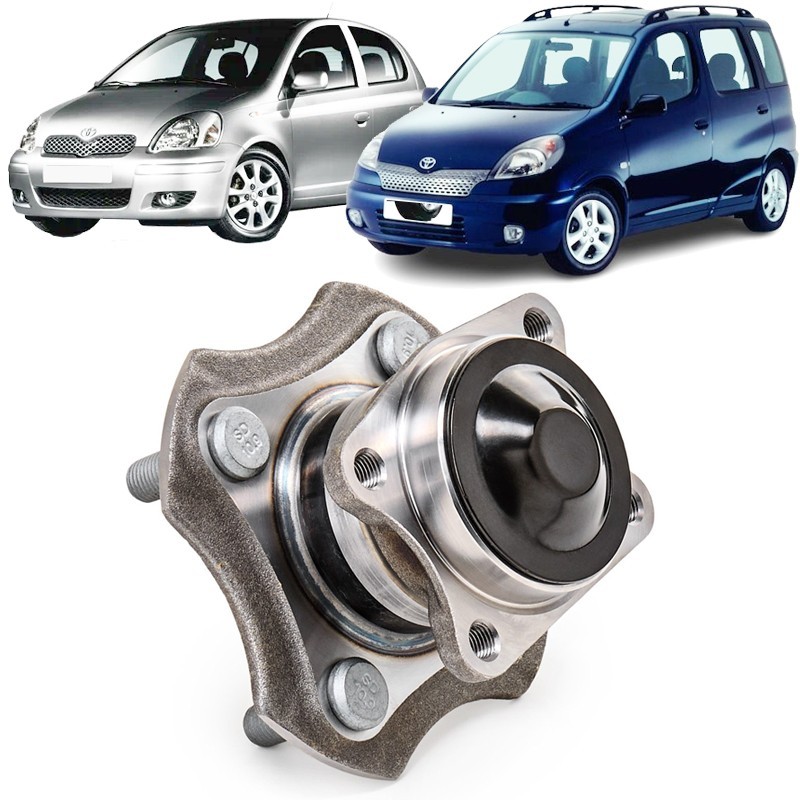 Kit Cuscinetto Ruota Mozzo Posteriore Toyota Yaris P1 1.0-1.5 1999-2005 (no ABS - Immagine 1