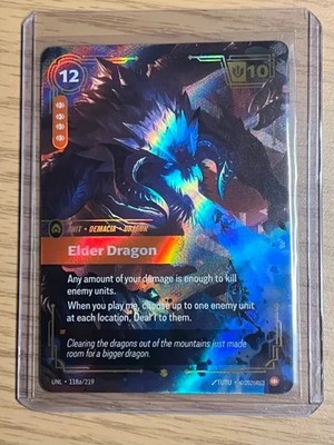 Elder Dragon Alternate Art Riftbound Unleashed #118a/219 (Near Mint Condition)