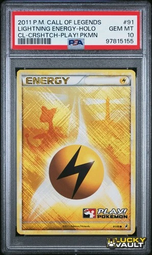 PSA 10 2011 Pokemon Call Of Legends #91 Lightning Energy English