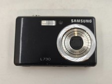 Samsung L730 7.2 MP Digital Camera Black - Untested