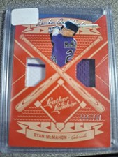 2019 Panini Leather  Lumber  Dual Ryan McMahon #LLD-RM /349 (MEM) AD25