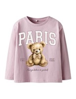 Name IT MäDchen Nmfrearaja Nreg Ls Top, Keepsake Lilac, 104 Cm
