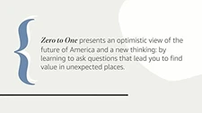 Zero to One: Notes on Startups, or How..., Thiel, Peter