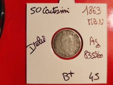 Italie 50 Centesimi 1863 MBN