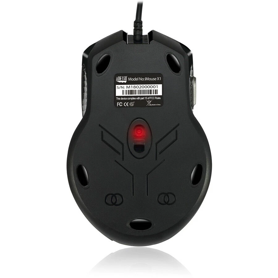 Adesso Multi-Color 6-Button Gaming Mouse (imousex1) - Image 4 of 4