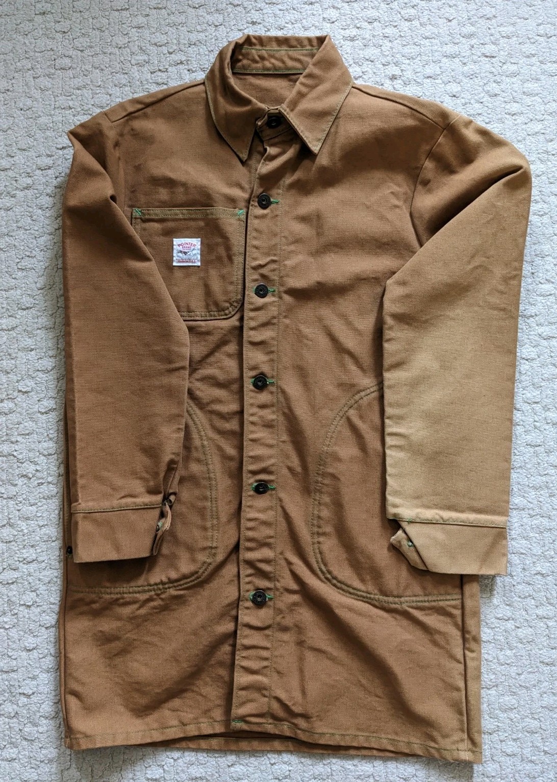 NOS Pointer Brand Chore Work Shop Jacket Made USA… - image 6