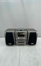 Emerson PD6721 Silver Black Portable Stereo Radio CD Player Cassette