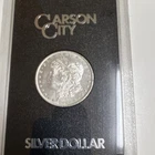 1882 Carson City United States Morgan Silver Dollar $1 Coin - Silver