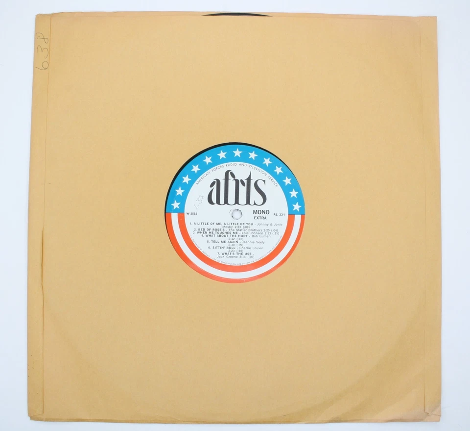 1960s AFRTS Waylon Jennings George Jones Tammy Wynette Statler Bros Armed Forces - Image 2 of 4