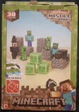 Minecraft Paper Craft Overworld Hostile Mobs Over 30 Pieces Jazwares