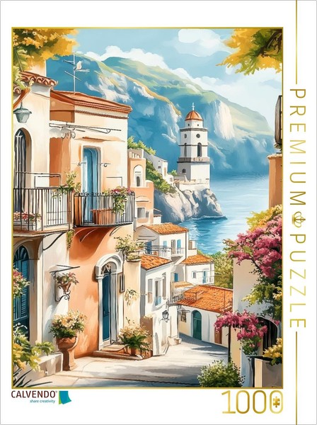 Calvendo Puzzle View Of The Magnificent Mountains Of Amalfi | 1000 Pieces, Finis-image