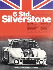 Vintage 1977 Porsche 935 Silverstone 6 Std. Poster ? Erich Strenger Design