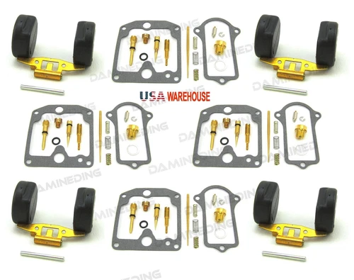 4 X Deluxe CARB REBUILD KIT  GS750 GS750E GS750L carb float US stock