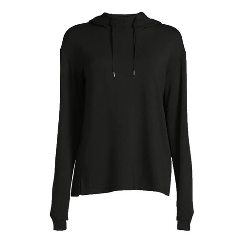 Urban Classics Basic Terry Hoody - Black Pullover Hoodie In Size L - View #9