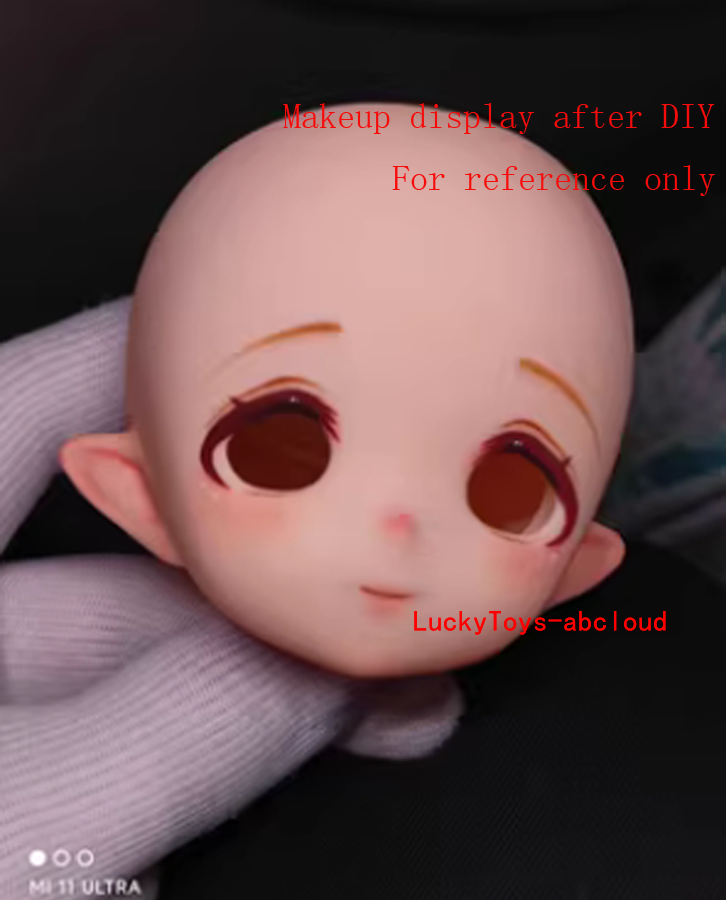 imomodoll 1/4 Ruby-B Single Head DIY Doll Accessory No imomodoll 1/4 Ruby-B Single Head DIY Doll Accessory No