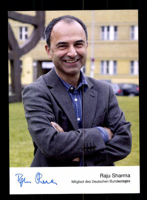 Raju Sharma Autogrammkarte Original Signiert  ## BC 90203