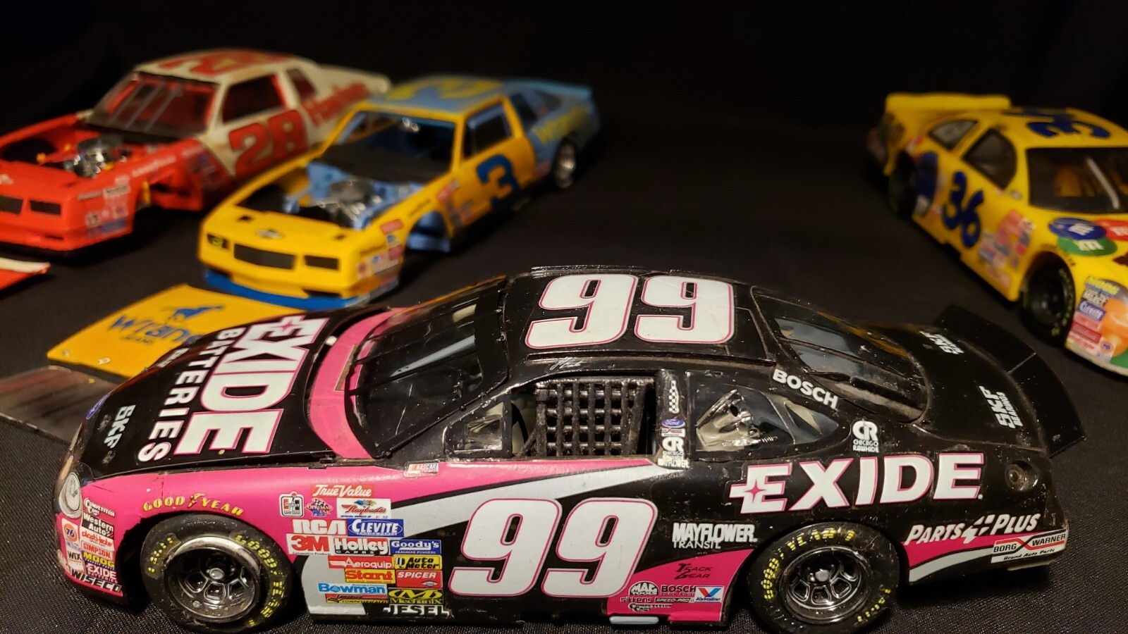 Vintage Monogram Nascar Race Stock Cars Earnhardt Yarborough Junkyard Lot Models eBay
