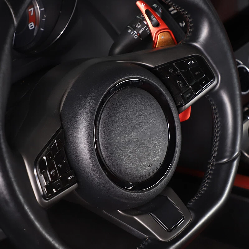 Se adapta a Jaguar XE XF F-PACE E-PACE F-TYPE Volante de coche Botón Borde Foto 2 de 4