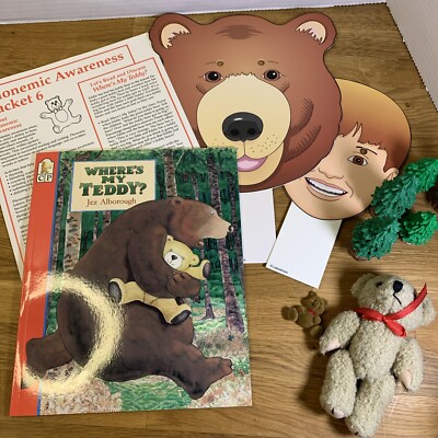 Lakeshore WHERE'S MY TEDDY Story Time w/ Toys Pre-K K 1st