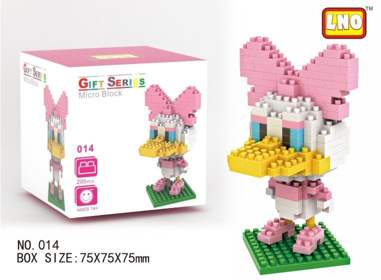LOZ Mickey Minnie Family Micro Mini Building Block Iblock LOZ LNO