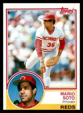 1983 Topps Mario Soto #215 Cincinnati Reds   FREE SHIPPING