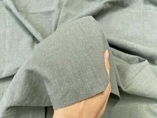 Plain Stone Washed Linen Fabric Soft Material Home Decor Curtains Dress 55" Wide