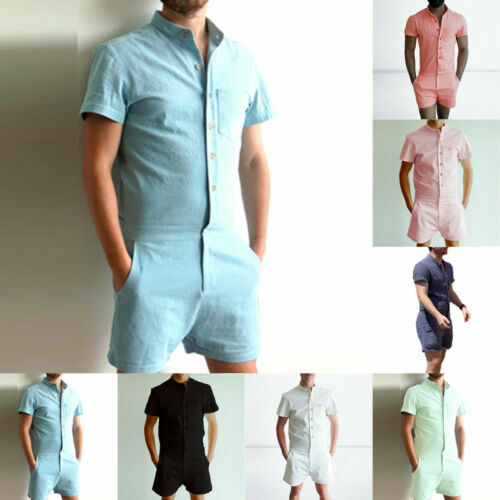 male jumpsuit shorts