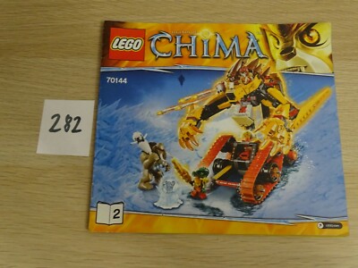 LEGO Chima 70144 nur Bauanleitung OHNE STEINE  (NR:282) teil 2 -