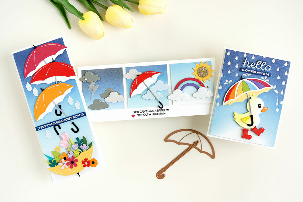 Umbrella Metal Cutting Dies Scrapbooking Paper Crafts Embossing Stencil Die Cut