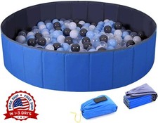 Piscina De Bolas De 4 Pies Para Ni os Plegable Port til Sin Necesidad De Inflar