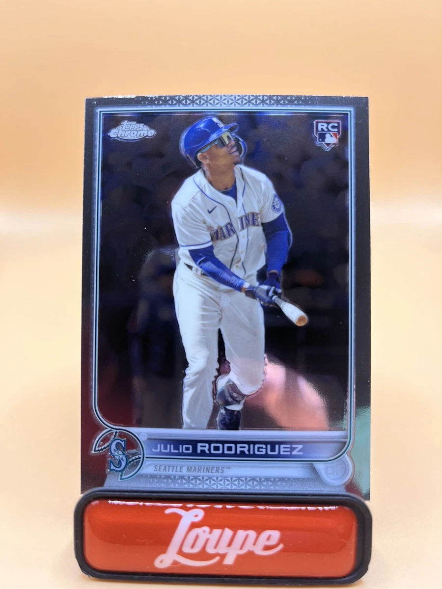 JULIO RODRIGUEZ ROOKIE 2022 TOPPS CHROME UPDATE #USC150, MARINERS