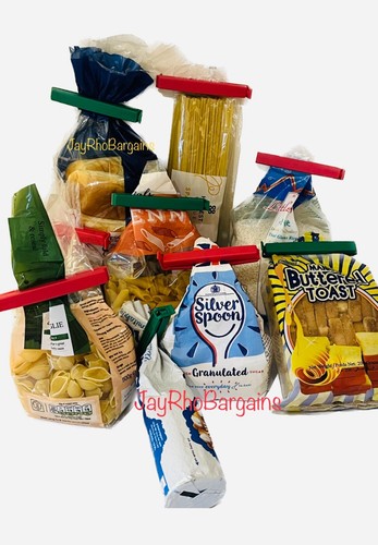 Bolsa de alimentos reutilizable sellador clips bolsa almacenamiento clavija congelador clips de sellado - Imagen 2 de 63
