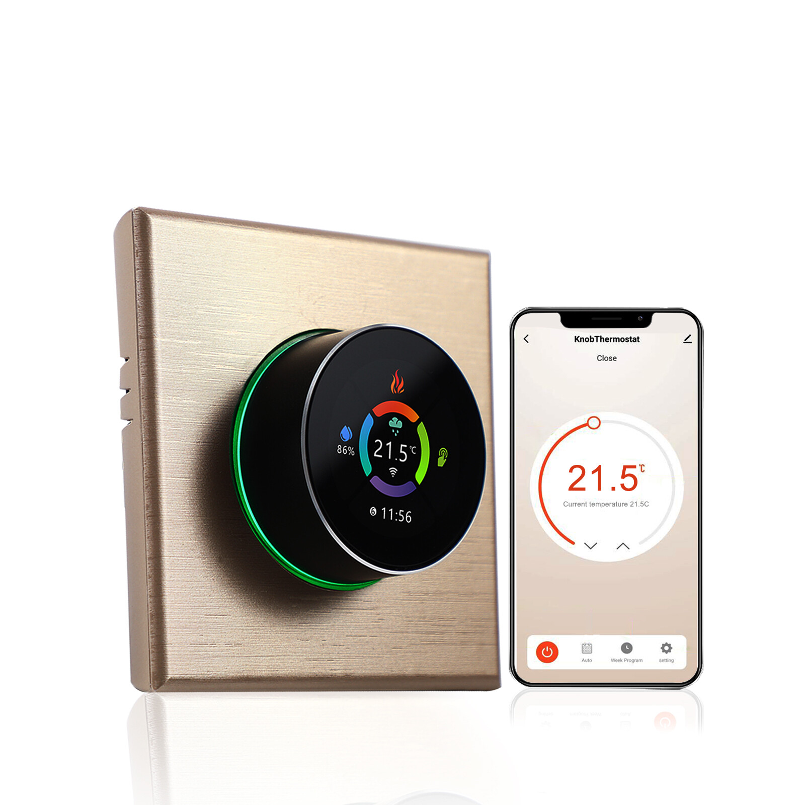 WiFi Smart Thermostat Temperature Controller Compatible with Alexa/ Home Z9T4-image