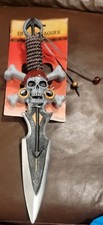Dagger Deluxe Pirate Costume Accessory Caribbean Skeleton Beads Bones Rope