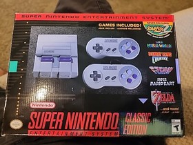 SNES Super Nintendo Super NES Classic Edition Gaming Console - Grey