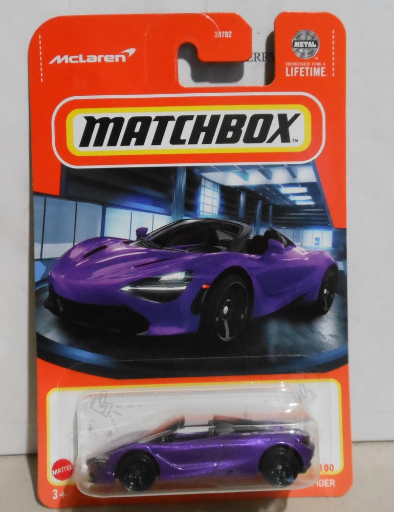 MATCHBOX 2019 McLAREN 720S  SPIDER IN PURPLE #85/100