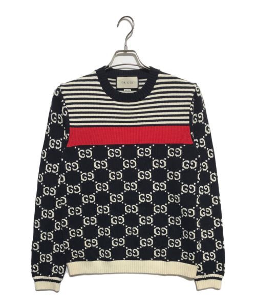 S Gucci Gg Jacquard Border Knit | eBay S Gucci Gg Jacquard Border Knit | eBay