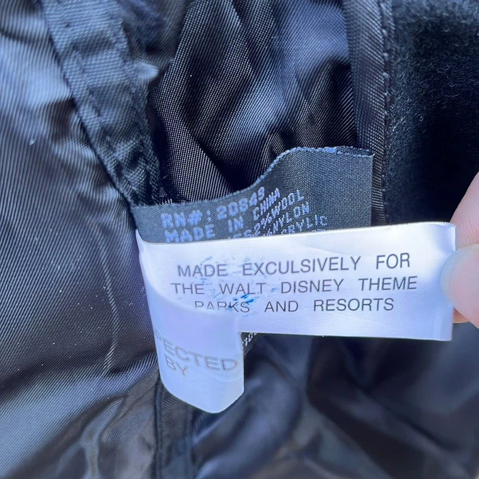 Walt Disney World 71 Mickey Mouse Abrigo Chaqueta Negro Pequeño Foto 4 de 4
