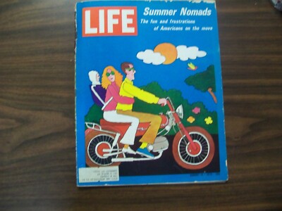 August 14 1970 Life - Summer Nomads Camping - European Rail Travel - Houseboats