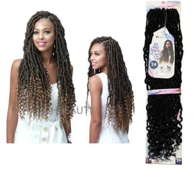 Obsession synthetische Häkeln PreLoop Zopf Haarverlängerung - NU LOCS LOCKIGE TIPS 24
