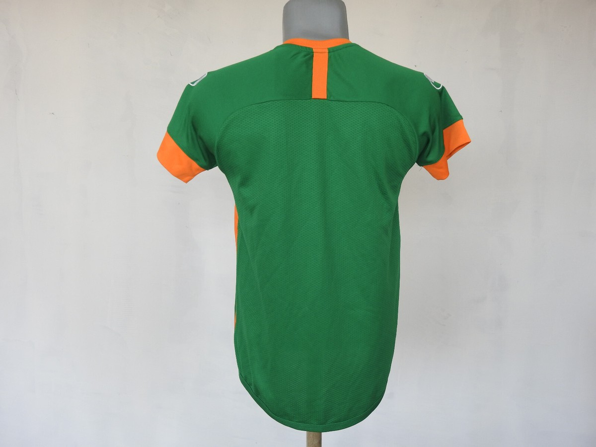 Alanyaspor FC 2020 Home Jersey Uhlsport Green Orange Shirt Size S