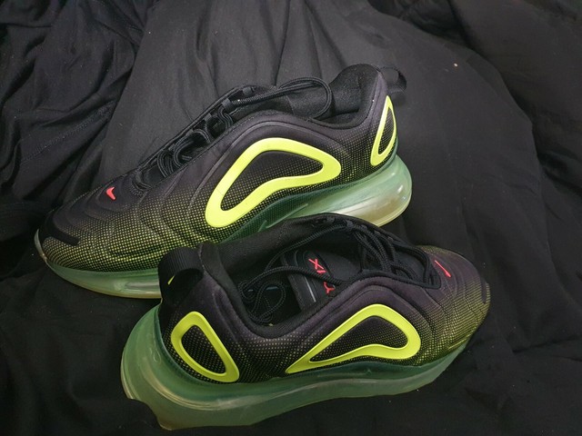 Mens Nike Air Max 720 Retro Future Black Bright Crimson Volt Ao2924 008 Size 9 for sale online 