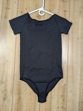 Lululemon Short Sleeve Leotard Ballet Low Back Ribbed Size Small RARE EUC VTG