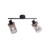 Deckenlampe Deckenstrahler Deckenleuchte Rauchglas Verstellbar Wohnzimmerlampe