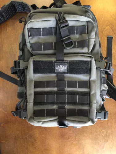 Maxpedition Falcon-II Tactical Go Bag Backpack Wolf Gray 23L 9" x 10" x 18"