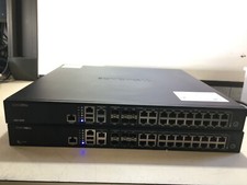 LOT OF 2: SONICWALL NSA 5650 NETWORK SECURITY APPLIANCE FIREWALL 1RK39-0CA